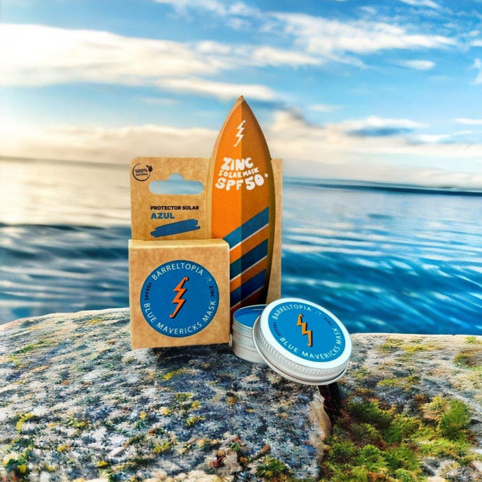 BLUE ZINC BARRELTOPIA, sunscreen SPF50+