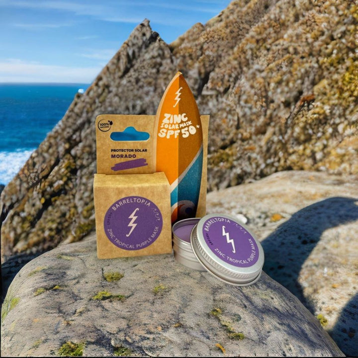 Zinc Solar Surf SPF50+ · Crema solar mineral (7 colores)