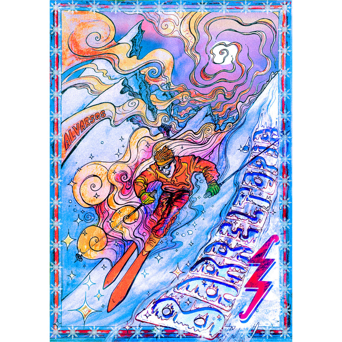 Art by Barreltopia poster SKI