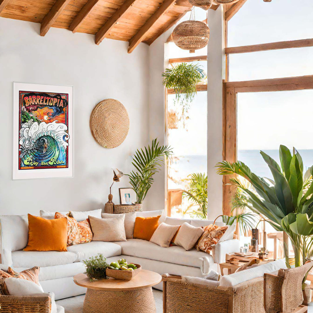Art by Barreltopia poster SURF