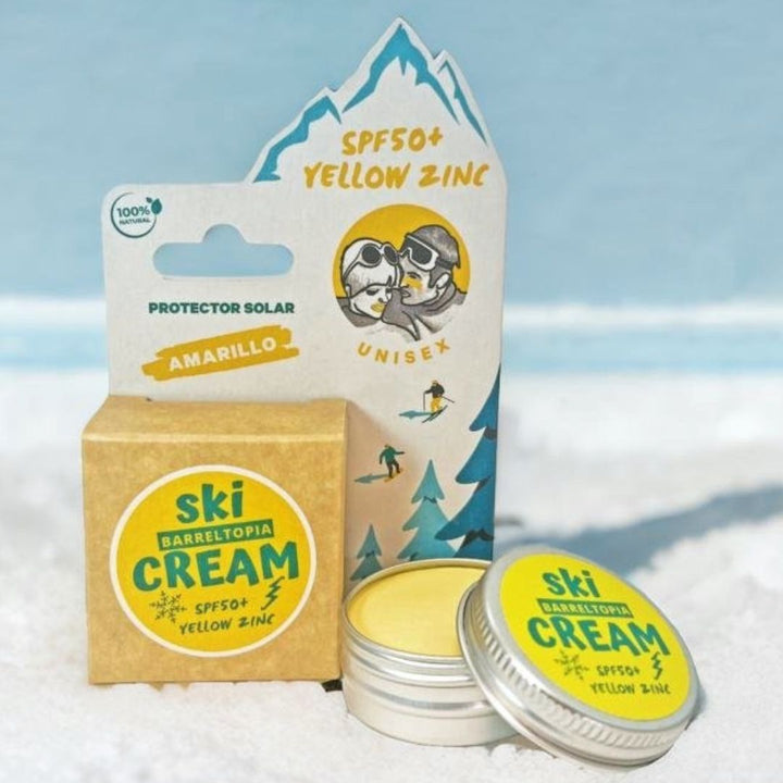 Zinc Solar Ski SPF50+ · Crema solar mineral para nieve (8 colores)