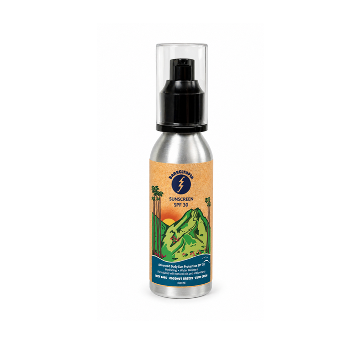 Crema Solar Corporal Transparente · SPF30/50+ Reef Safe