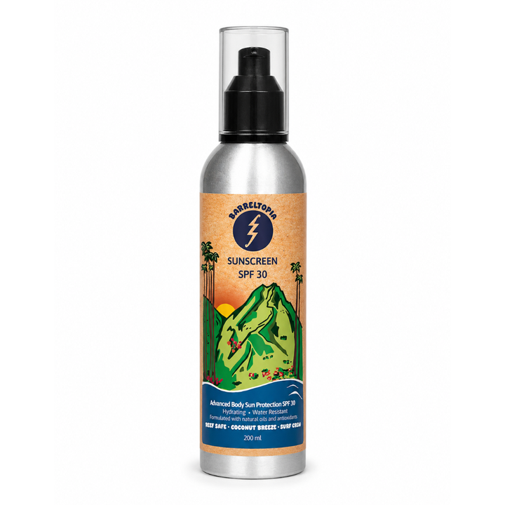 Crema Solar Corporal Transparente · SPF30/50+ Reef Safe