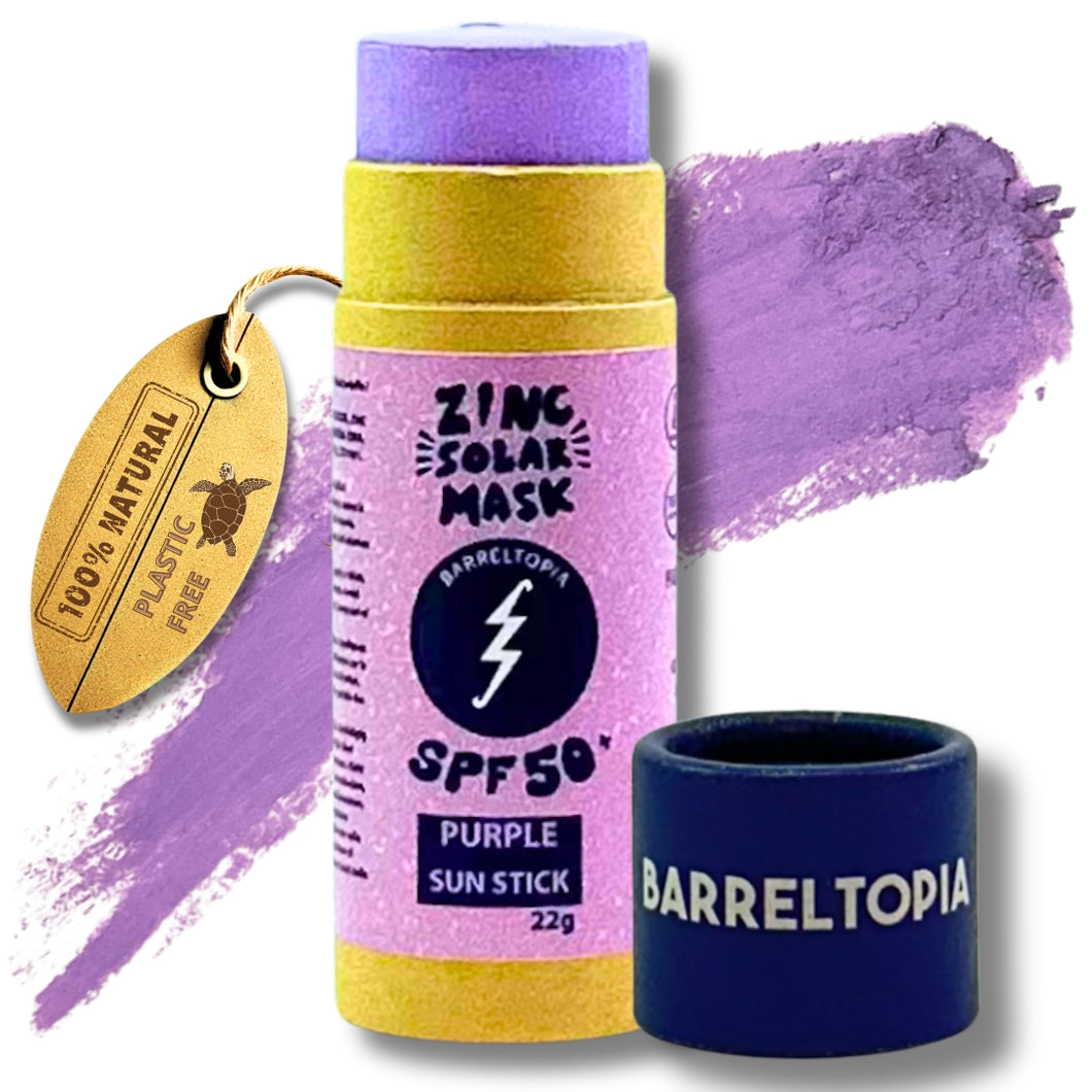 STICK SPF50+ MORADO - Crema solar para surf y nieve