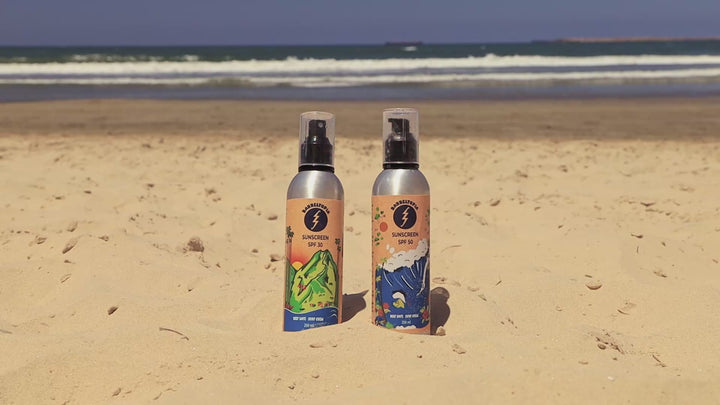 Crema Solar Corporal Transparente · SPF30/50+ Reef Safe